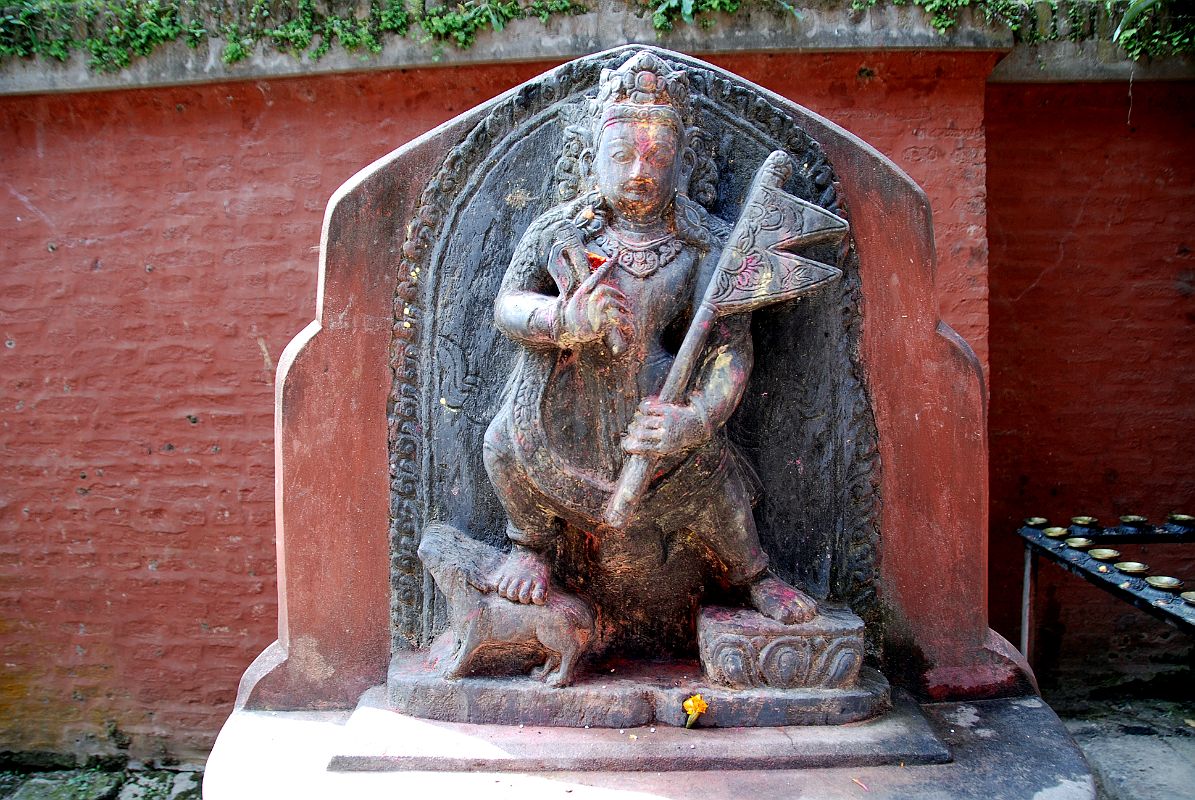 42 Kathmandu Gokarna Mahadev Temple Statue Of Vayu God Of Wind 